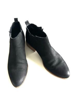 BP Black Suede Ankle Booties